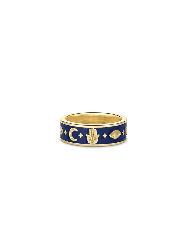 Good Vibrations Script Ring