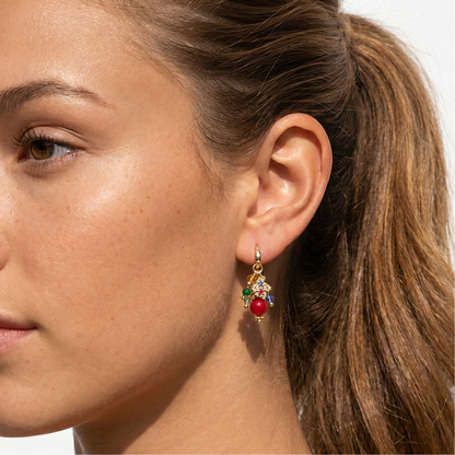 Colorful Tassel Drop Earrings — Bohemian Statement Dangle