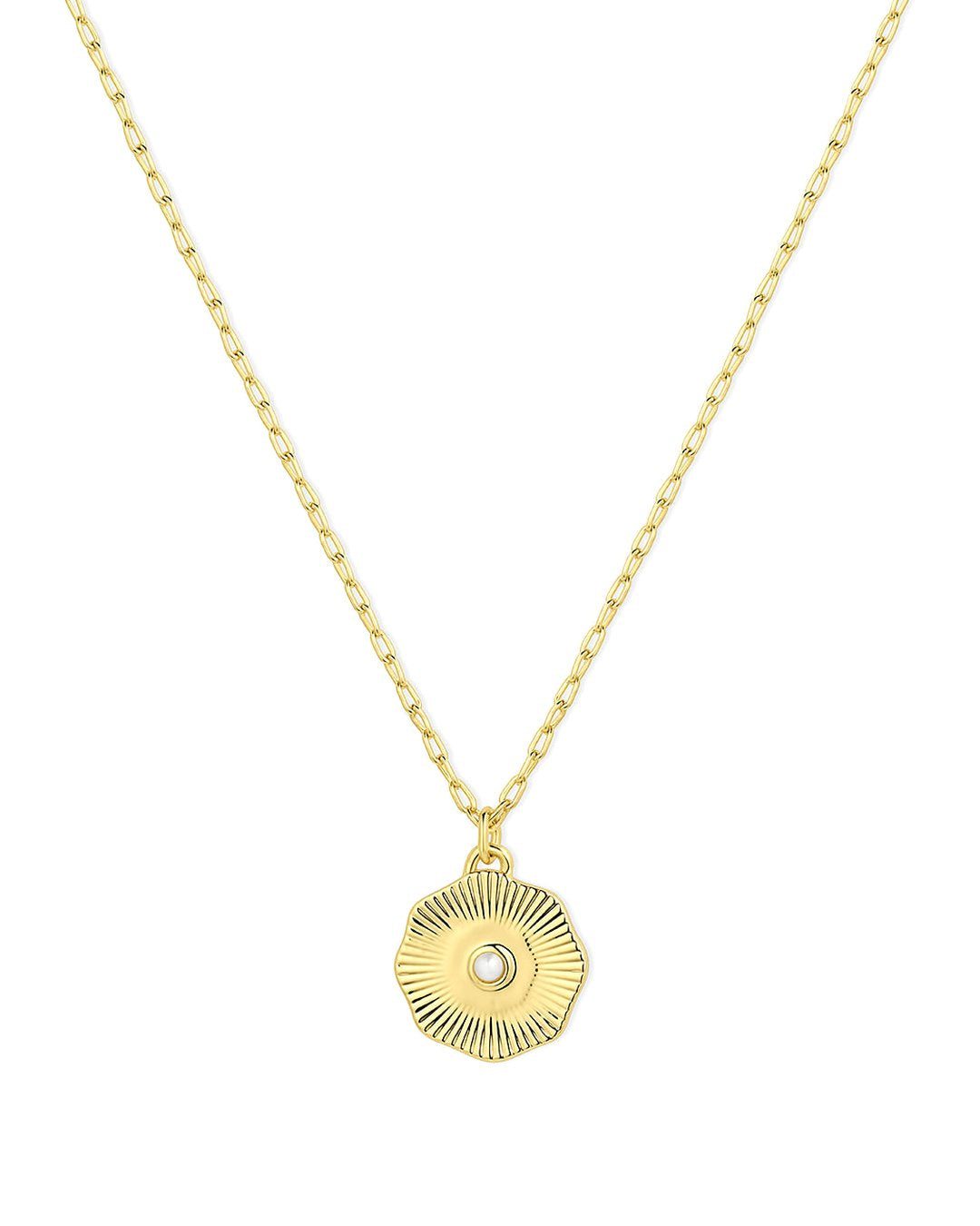 Birthstone Coin Pendant Necklace