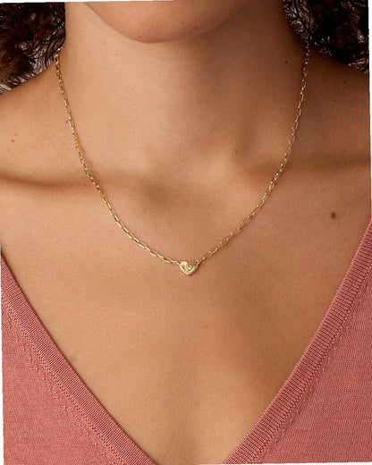 Birthstone Heart Pendant Necklace