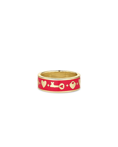Love U Script Ring