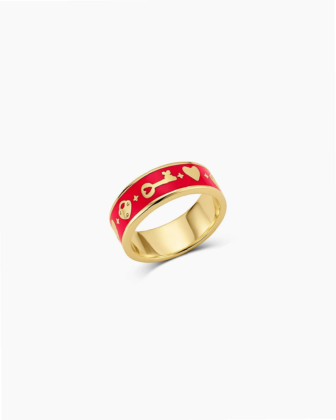 Love U Script Ring