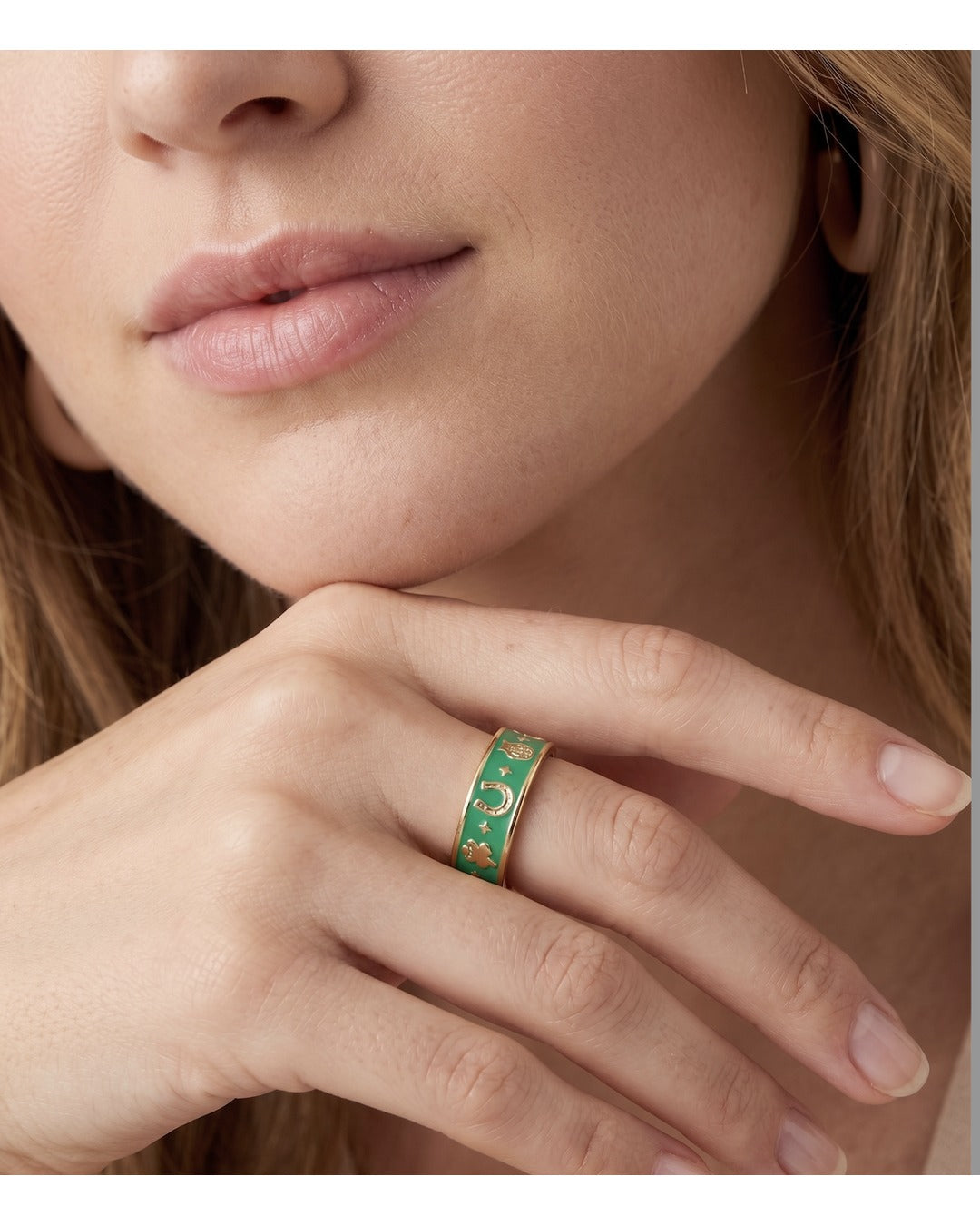 Feeling Lucky Engraved Ring