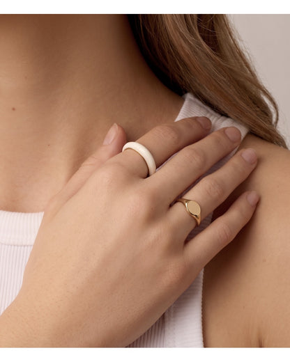 Lou Enamel Stacking Ring