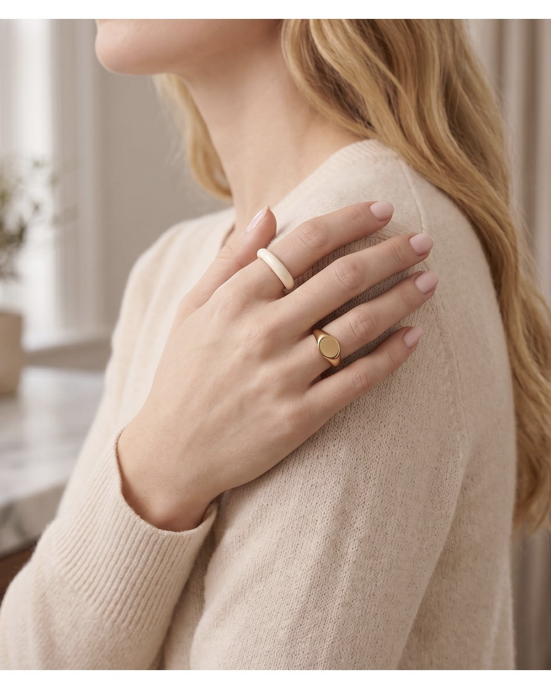 Lou Enamel Stacking Ring